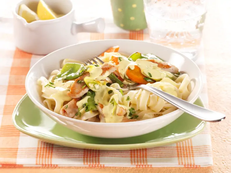 Gemüse-Tagliatelle