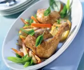 Zitronenhähnchen mit Schalotten