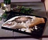 Hecht in der Salzkruste