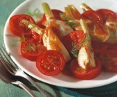 Tomatensalat mit Fenchel