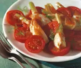 Tomatensalat mit Fenchel
