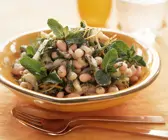 Orientalischer Bohnensalat mit Minze