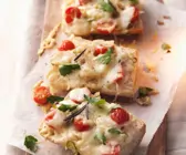 Zwiebel-Käse-Baguette