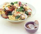 Spaghettini mit Venusmuscheln