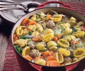 Nudelsuppe aus dem Ofen