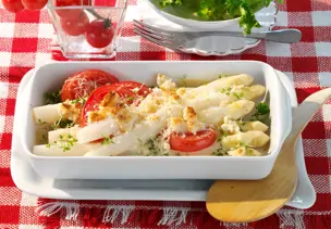 Gratinierter Spargel