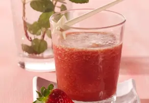 Erdbeer-Gurken-Shake