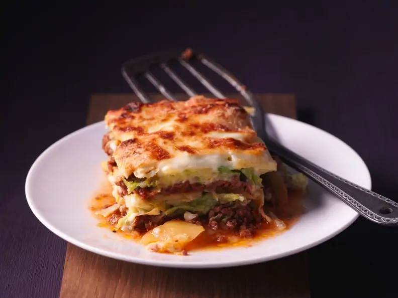 Wirsinglasagne mit Hackfleisch