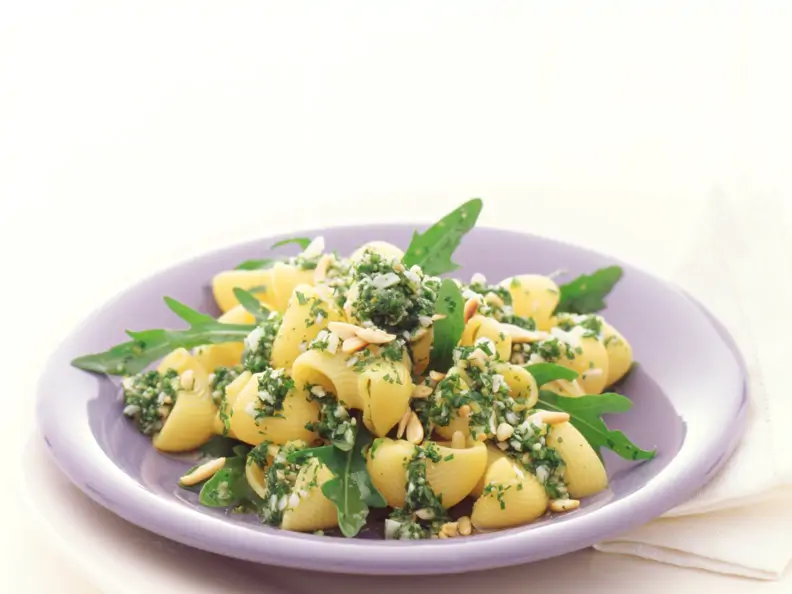 Pasta mit Rucola-Pesto