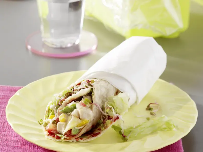 Wrap mit Geflügelsalat