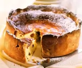 Quarkkuchen mit Rosinen