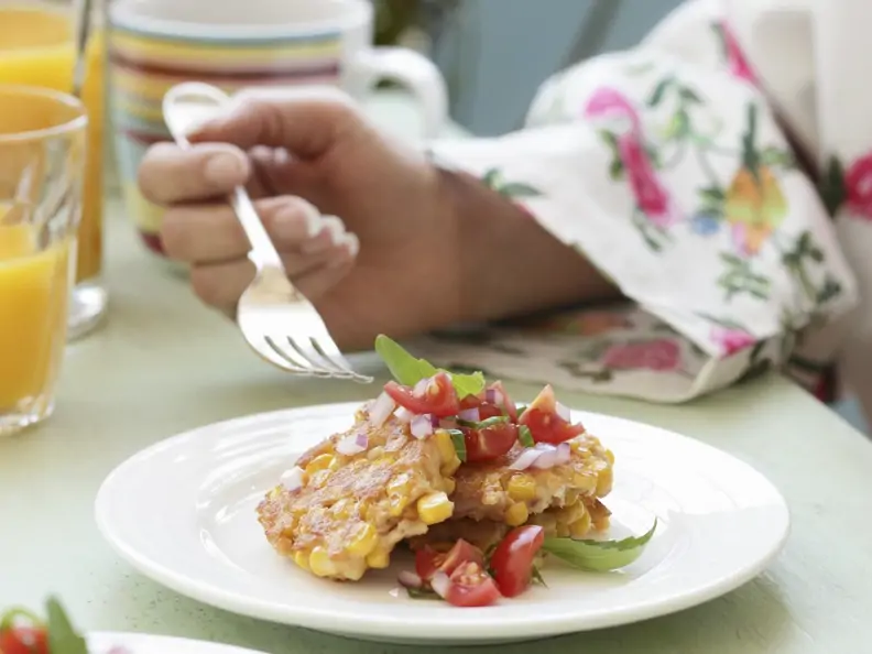Thunfisch-Mais-Bratlinge