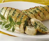 Baguette mit Knoblauchbutter