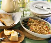 Überbackene Spargel-Pfannkuchen