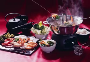 Chinesisches Fischfondue
