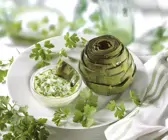 Artischocken mit Kartoffelcreme