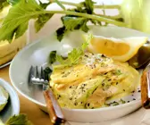 Lachsgratin mit Kohlrabi