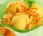 Orangensorbet