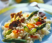 Lamm-Spargel-Risotto