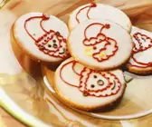 Plätzchen mit Zuckerglasur