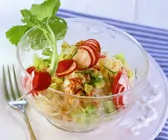 Gurken mit Joghurt Getreideflocken