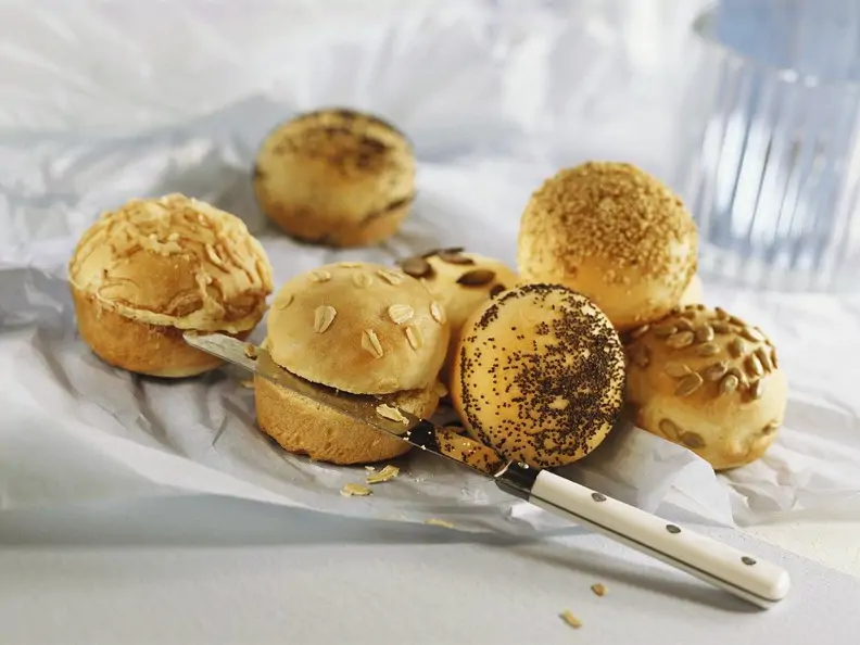 Kleine Dinkelbrötchen
