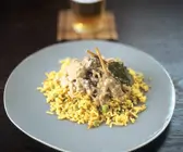 Lammcurry mit Reis
