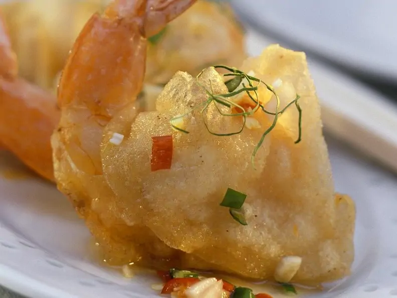 Frittierte Scampi