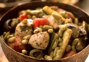 Gemüse-Tajine mit Hähnchenbrust