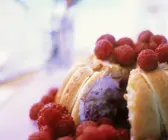Sahne-Himbeer-Dessert