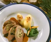 Wildentenbrust mit Pilzfüllung