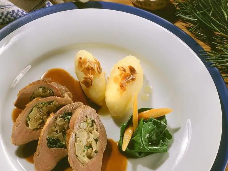 Wildentenbrust mit Pilzfüllung