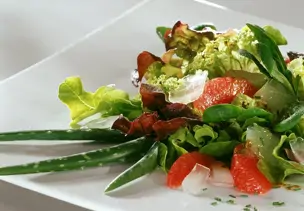Blattsalat mit Aloe Vera