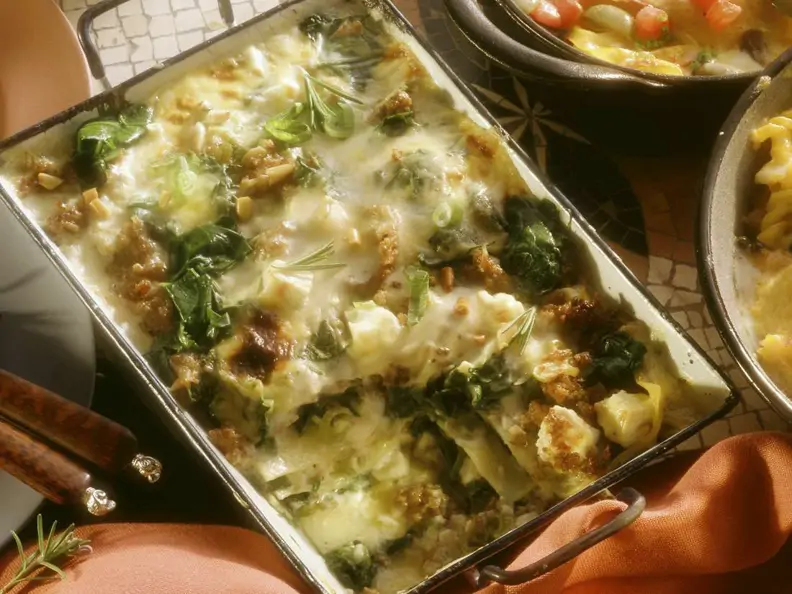 Lasagne mit Lammfleisch