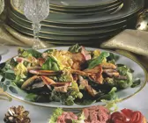 Kalbsleber mit Balsamico auf Salat
