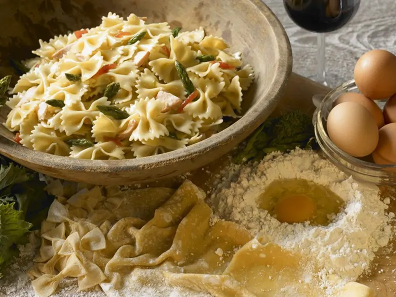 Farfalle mit Lachs