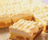 Käsekuchen mit Mandarinen und Baiser