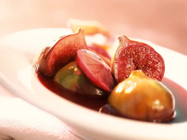 Rotwein-Feigen