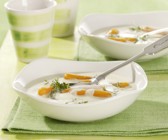Käsesuppe mit Karotten