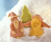 Weihnachtliche Marzipanfiguren