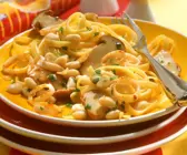 Nudeln mit Steinpilzen
