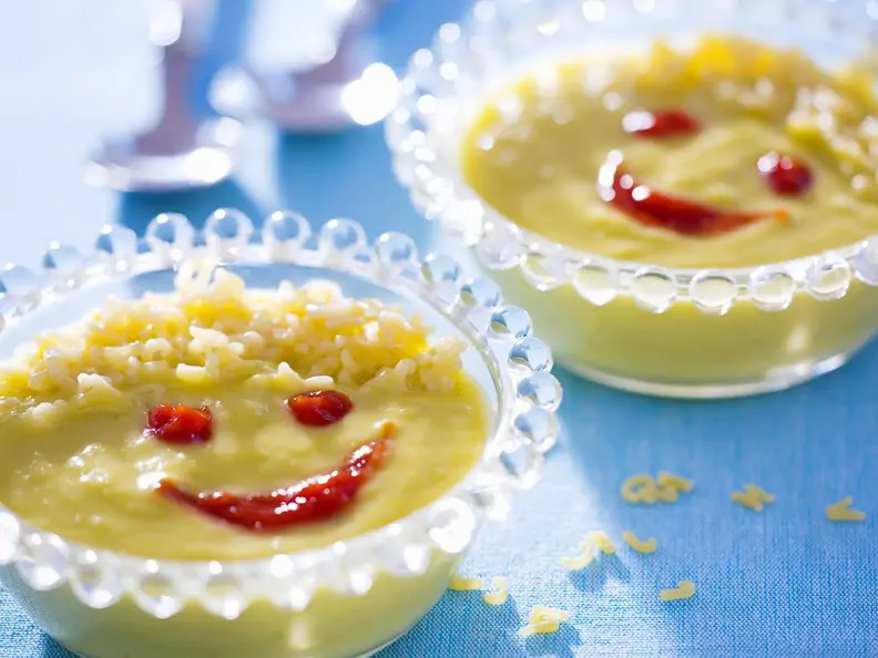 Gemüsecremesuppe für Kinder