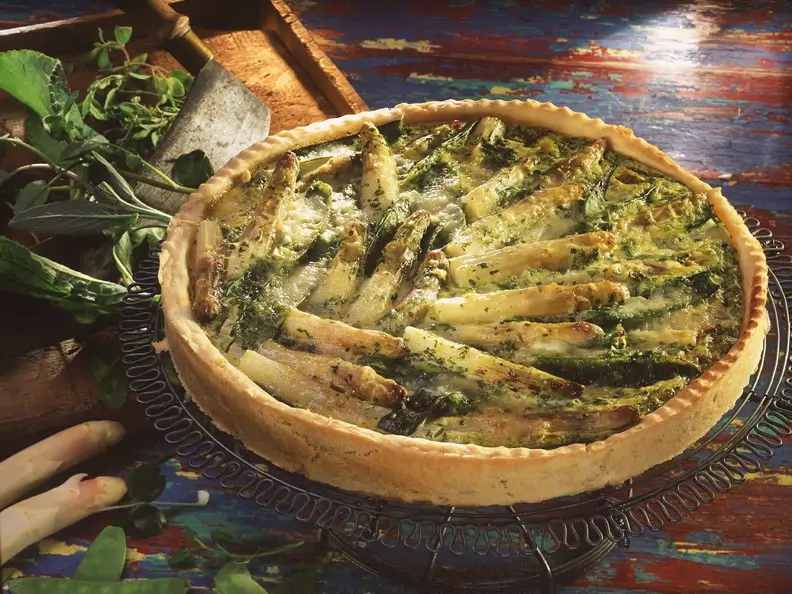 Spargelquiche