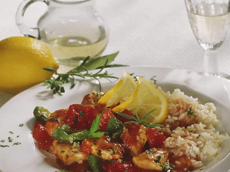 Puten-Tomatenragout