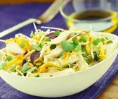 Blattsalat mit Hähnchen