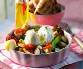 Grillgemüse mit Mozzarella
