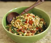 Veganer Bulgursalat