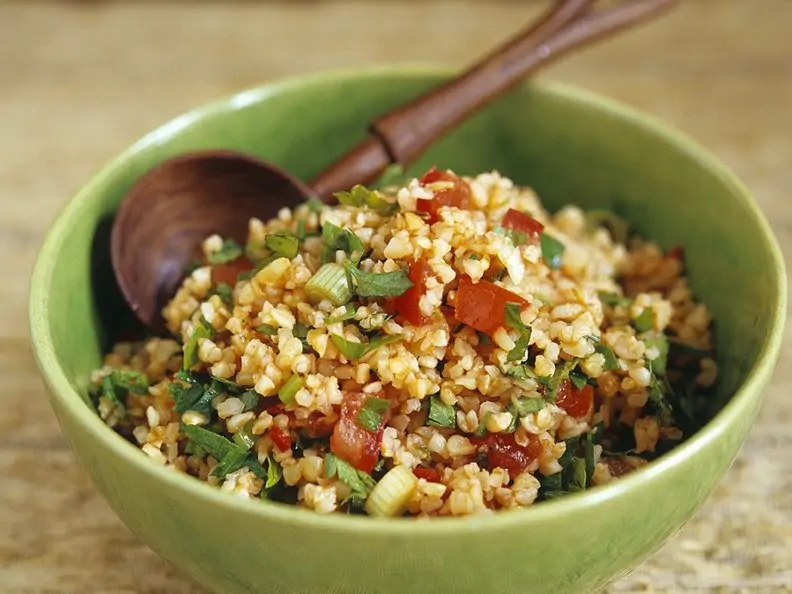 Veganer Bulgursalat