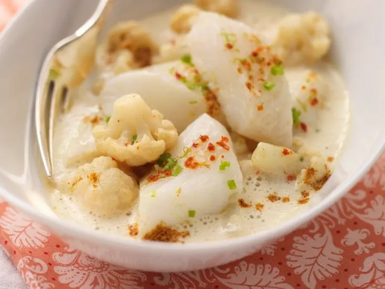 Blumenkohl-Fischcurry