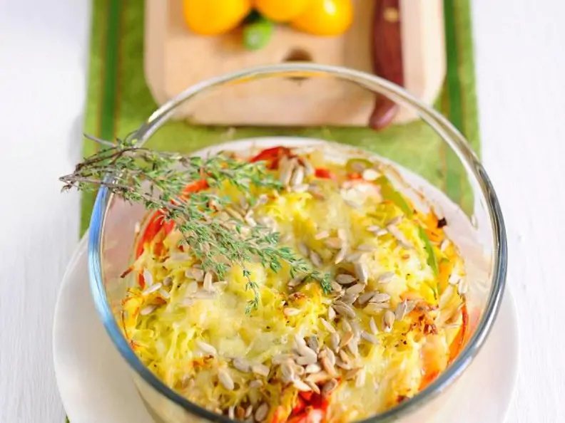 Kartoffelgratin mit Paprikaa